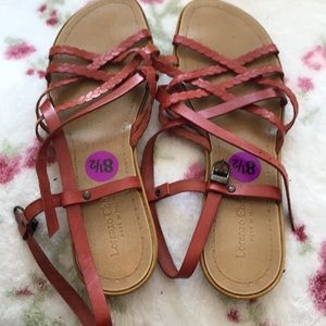 NWOT Lorenzo Chelini Sandals